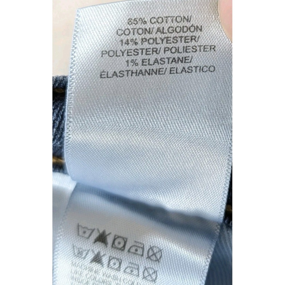 Lucky Brand 410 Athletic Straight Jeans Mens 30x32 Noble Wash Blue Altered Waist - Picture 7 of 12